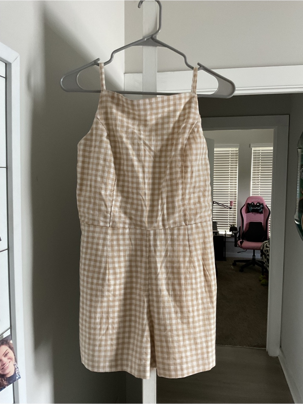Abercrombie gingham romper